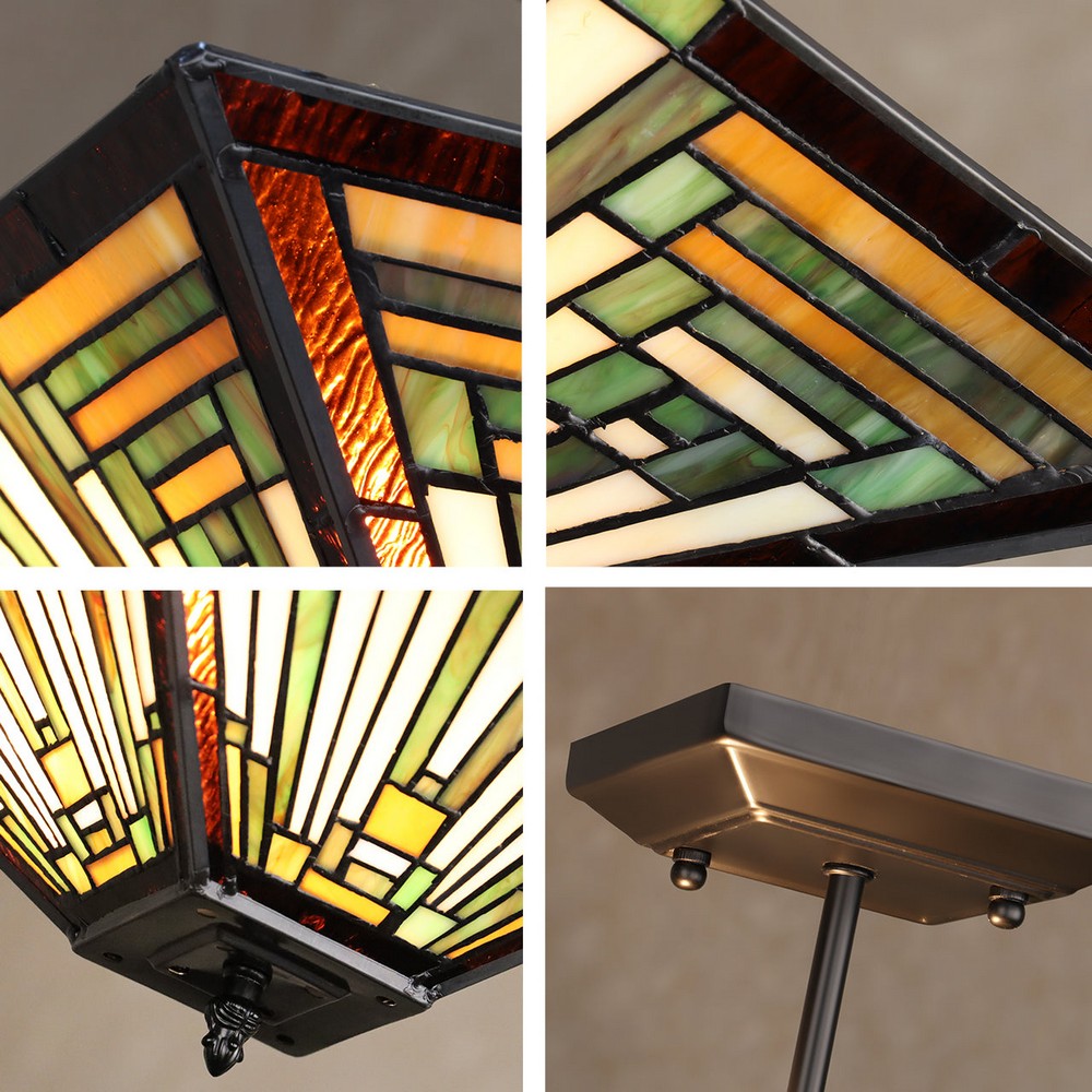 CH3T118AM14-UF2 Blackish Bronze Semi Flush Mount
