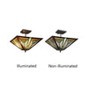 CH3T118AM14-UF2 Blackish Bronze Semi Flush Mount