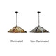 CH3T118AM16-DP2 Blackish Bronze Pendant Light