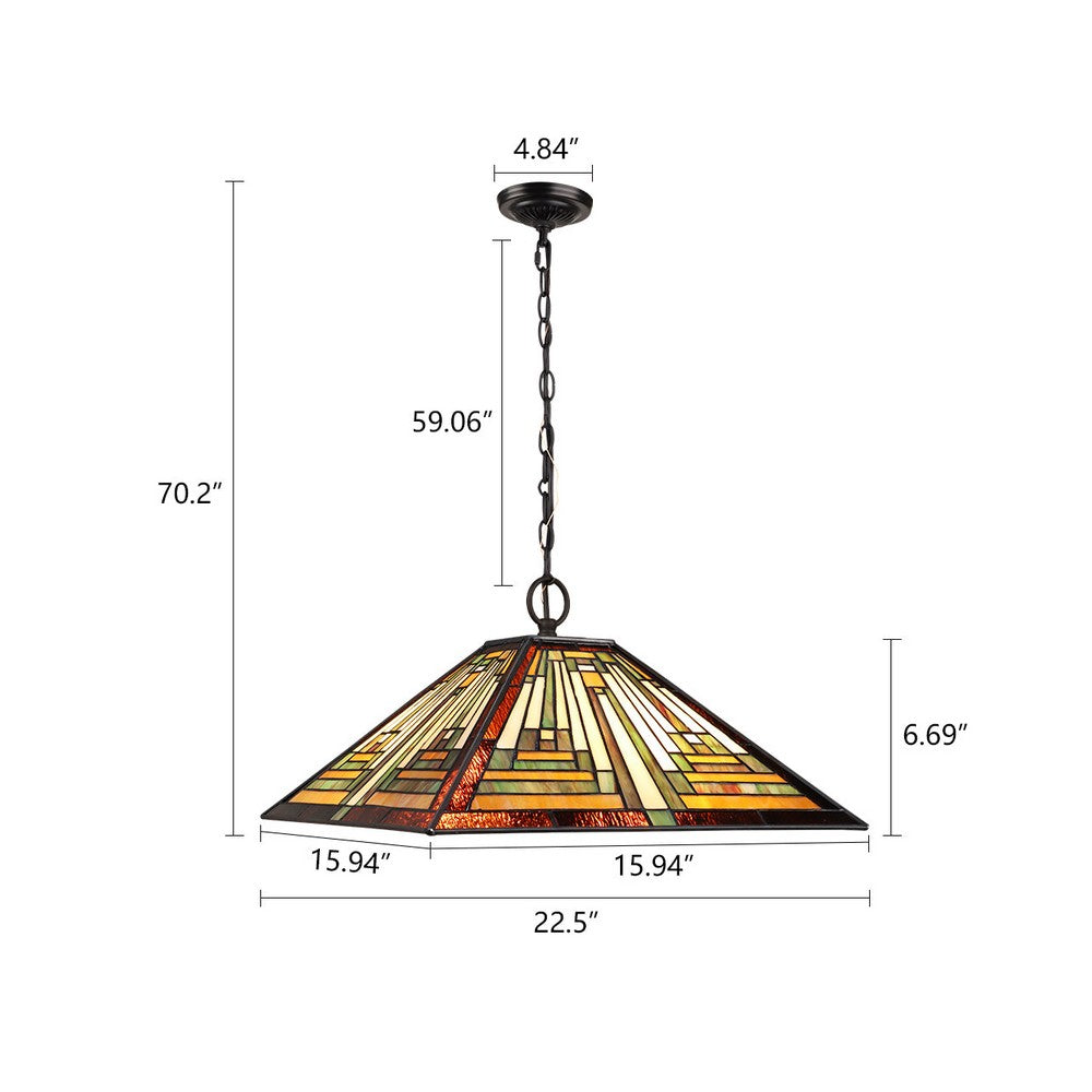CH3T118AM16-DP2 Blackish Bronze Pendant Light