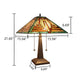 CH3T118GM16-TL2 Blackish Bronze Table Lamp