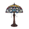 Lighting AUGUST Tiffany-style Dark Bronze 2 Light Victorian Table Lamp 16’’ Shade CHL-CH3T137BV16-TL2