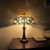 Lighting AUGUST Tiffany-style Dark Bronze 2 Light Victorian Table Lamp 16’’ Shade CHL-CH3T137BV16-TL2