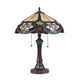 Lighting CAROLINE Victorian 2 Light Dark Bronze Table Lamp 16’’ Wide CHL-CH3T152RV16-TL2