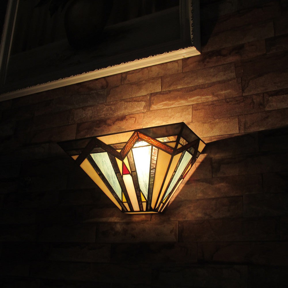 Lighting MANTON Mission 1 Light Textured Black Wall Sconce 12’’ Wide CHL-CH3T168BM12-WS1