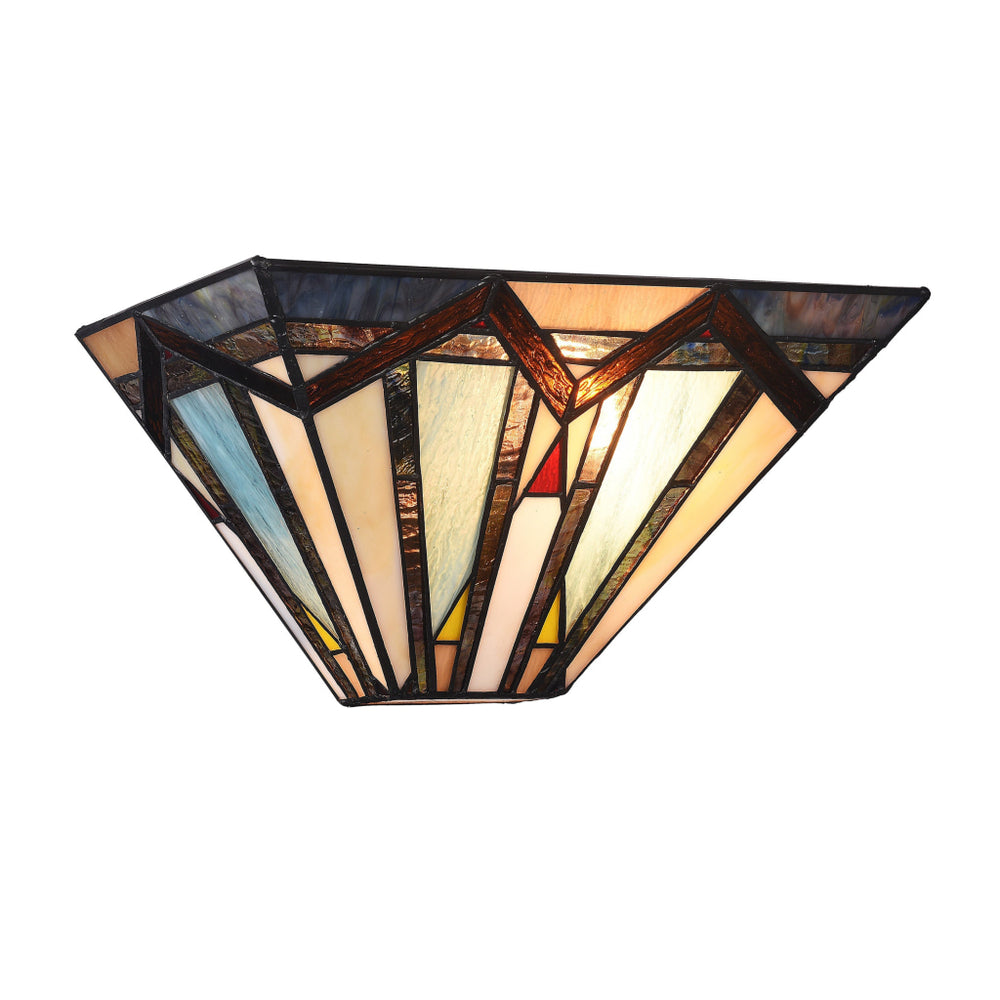 Lighting MANTON Mission 1 Light Textured Black Wall Sconce 12" Wide