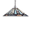 Lighting MANTON Mission 2 Light Blackish Bronze Ceiling Pendant 16’’ Wide CHL-CH3T168BM16-DH2