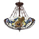 Lighting SOAR Tiffany-style Dark Antique Bronze 4 light Animal Ceiling Pendant 28’’ Wide CHL-CH3T212AI28-UP4