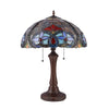 Lighting JUDE Tiffany-style Dark Bronze 2 Light Victorian Table Lamp 16’’ Shade CHL-CH3T228BV16-TL2