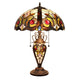 CH3T229IV16-DT3 Dark Bronze Double Lit Table Lamp
