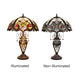 CH3T229IV16-DT3 Dark Bronze Double Lit Table Lamp