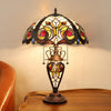 CH3T229IV16-DT3 Dark Bronze Double Lit Table Lamp
