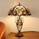 CH3T229IV16-DT3 Dark Bronze Double Lit Table Lamp