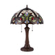 Lighting LENNON Tiffany-style Dark Bronze 2 Light Victorian Table Lamp 16’’ Shade CHL-CH3T229IV16-TL2