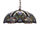 Lighting LENNON Tiffany-style Dark Bronze 2 Light Victorian Ceiling Pendant Fixture 18’’ Shade CHL-CH3T229IV18-DH2