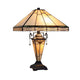 CH3T318IM16-DT3 Blackish Bronze Double Lit Table Lamp