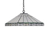 Lighting THEROS Tiffany-style 2 Light Mission Hanging Pendant Fixture 18’’ Shade CHL-CH3T318IM18-DH2