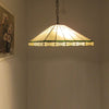 Lighting THEROS Tiffany-style 2 Light Mission Hanging Pendant Fixture 18’’ Shade CHL-CH3T318IM18-DH2