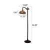 CHLOE Lighting SERENITY Victorian Tiffany-style Dark Bronze 1 Light Reading Floor Lamp 11’’ Wide CHL-CH3T353BV11-RF1