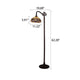 CHLOE Lighting SERENITY Victorian Tiffany-style Dark Bronze 1 Light Reading Floor Lamp 11’’ Wide CHL-CH3T353BV11-RF1