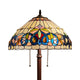 CHLOE Lighting SERENITY Victorian Tiffany-Style Dark Bronze 2 Light Floor Lamp 18’’ Wide CHL-CH3T353BV18-FL2
