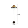 CHLOE Lighting SERENITY Victorian Tiffany-Style Dark Bronze 2 Light Floor Lamp 18’’ Wide CHL-CH3T353BV18-FL2