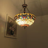 Lighting SERENITY Tiffany-style 3 Light Victorian Inverted Ceiling Pendant 18’’ Shade CHL-CH3T353BV18-UH3