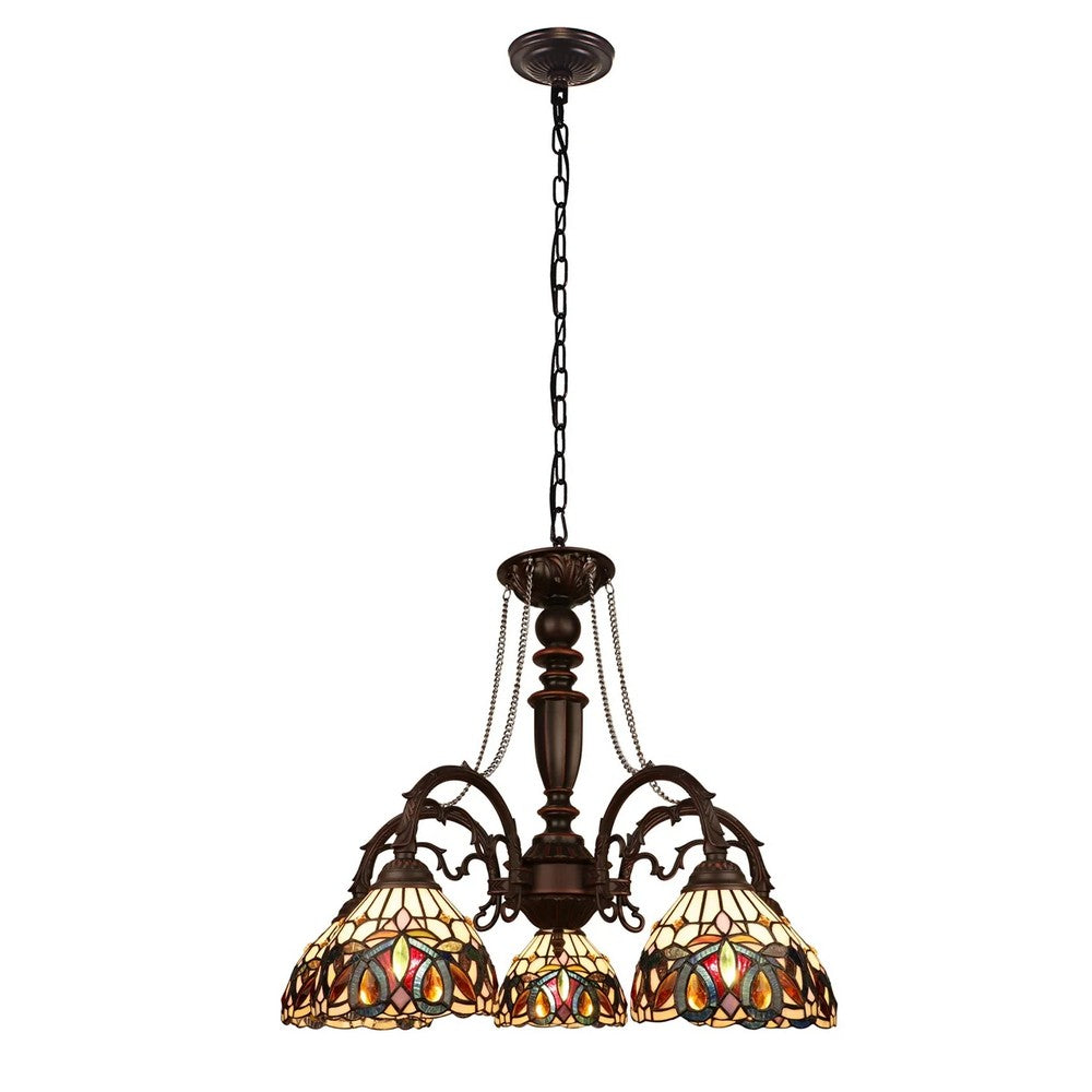 CH3T353BV27-DC5 Dark Bronze Chandelier