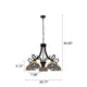 CHLOE Lighting SERENITY Victorian Tiffany-Style Dark Bronze 5 Light Large Chandelier 27’’ Wide CHL-CH3T353BV27-DD5