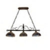 CHLOE Lighting SERENITY Victorian Tiffany-Style Dark Bronze 3 Light Island Pendant 45’’ Wide CHL-CH3T353BV45-IL3