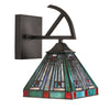 CH3T359BM06-WS1 Blackish Bronze Wall Sconce