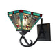 CHLOE Lighting INNES Mission Tiffany-style Blackish Bronze 1 Light Wall Sconce 8’’ Wide CHL-CH3T359BM08-WS1