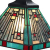 CHLOE Lighting INNES Mission Tiffany-style Blackish Bronze 1 Light Wall Sconce 8’’ Wide CHL-CH3T359BM08-WS1