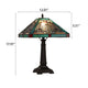 CHLOE Lighting INNES Mission Tiffany-style Blackish Bronze 1 Light Table Lamp 12’’ Wide CHL-CH3T359BM12-TL1