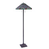 Lighting INNES Tiffany-style Blackish Bronze 2 Light Victorian Floor Lamp 18’’ Shade CHL-CH3T359BM18-FL2