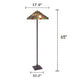 Lighting INNES Tiffany-style Blackish Bronze 2 Light Victorian Floor Lamp 18’’ Shade CHL-CH3T359BM18-FL2
