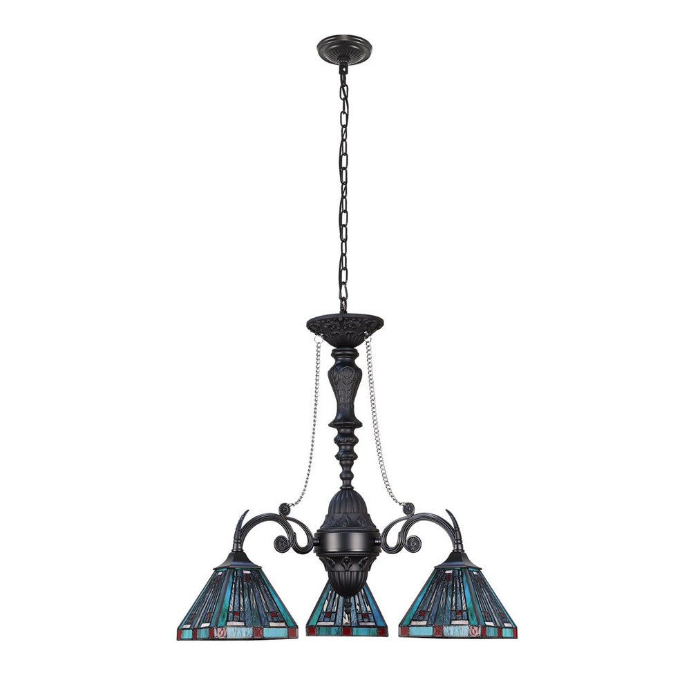 CH3T359BM24-DC3 Blackish Bronze Chandelier