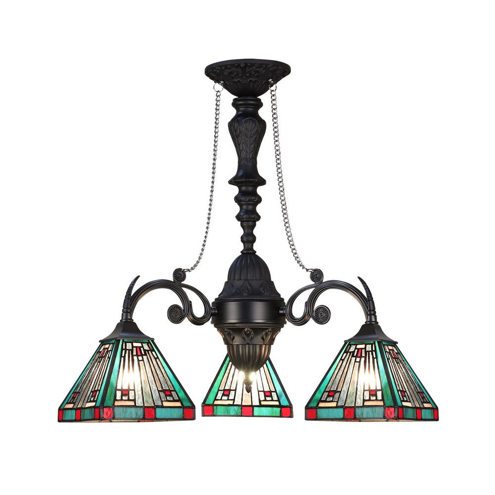 CH3T359BM24-DC3 Blackish Bronze Chandelier