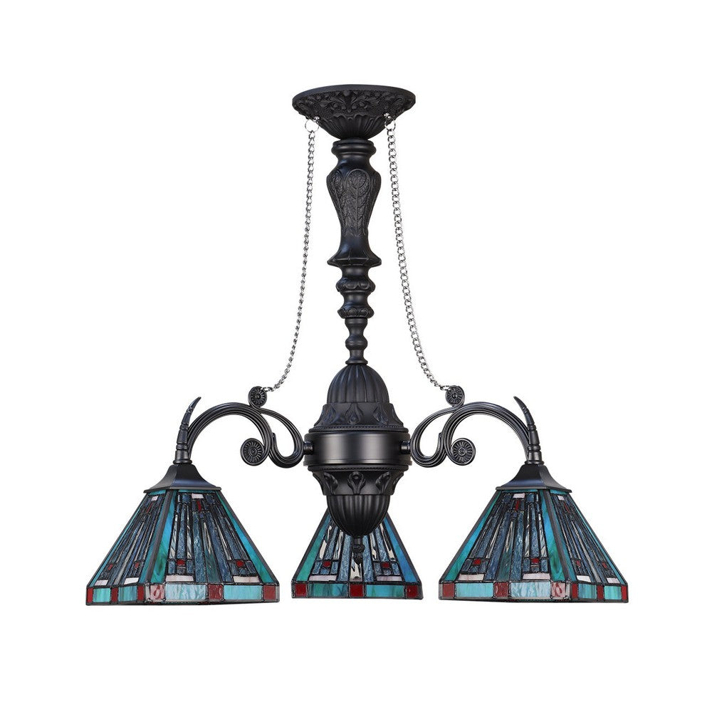 CH3T359BM24-DC3 Blackish Bronze Chandelier