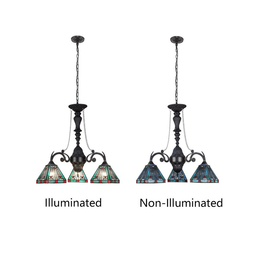 CH3T359BM24-DC3 Blackish Bronze Chandelier
