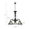 CH3T359BM24-DC3 Blackish Bronze Chandelier