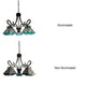 CHLOE Lighting INNES Mission Tiffany-Style Blackish Bronze 5 Light Large Chandelier 26’’ Wide CHL-CH3T359BM26-DD5