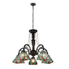 CH3T359BM27-DC5 Blackish Bronze Chandelier