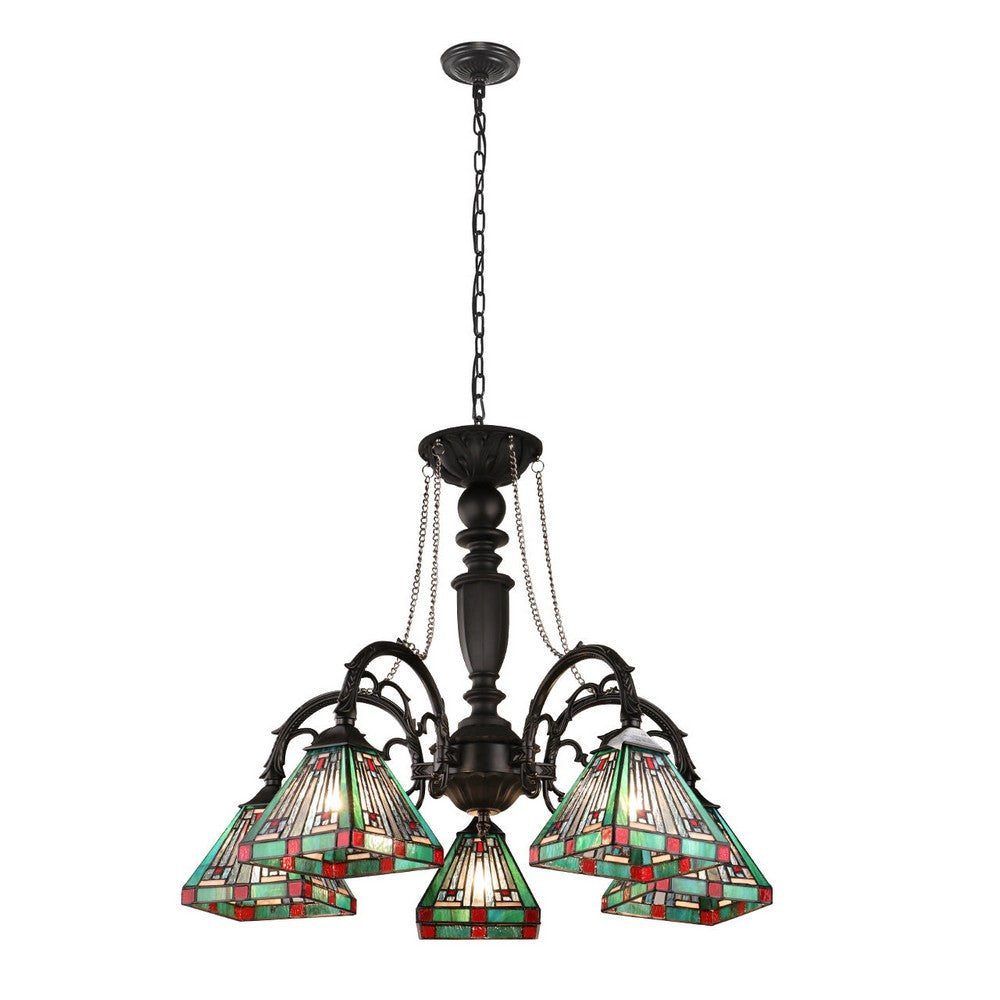 CH3T359BM27-DC5 Blackish Bronze Chandelier