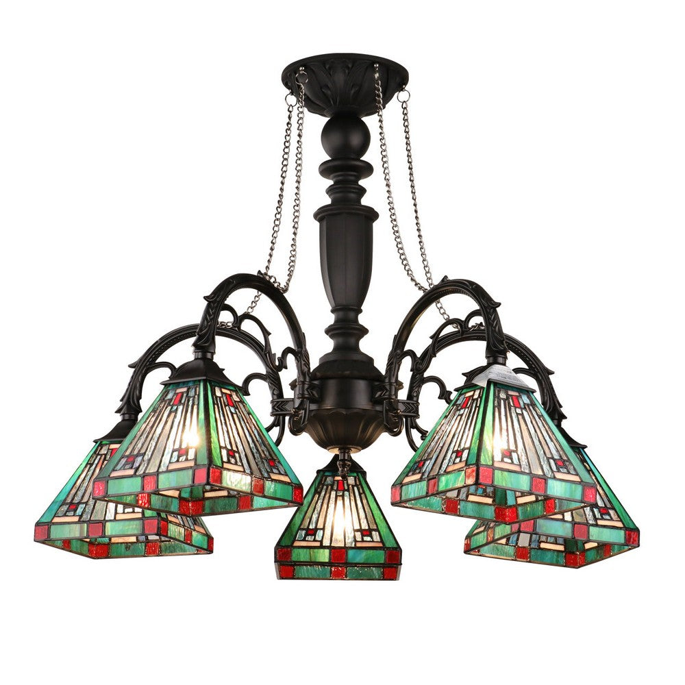 CH3T359BM27-DC5 Blackish Bronze Chandelier