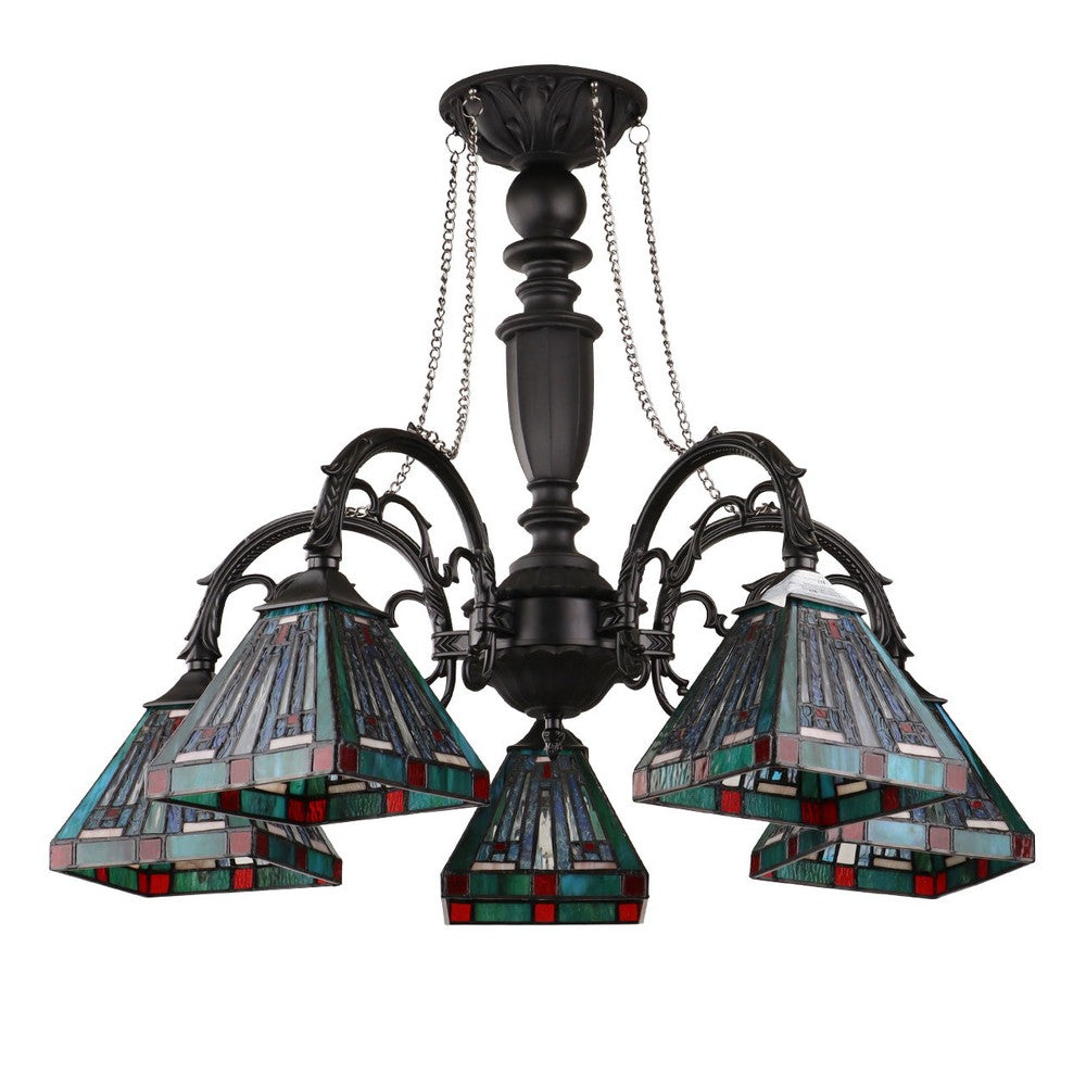 CH3T359BM27-DC5 Blackish Bronze Chandelier