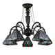 CH3T359BM27-DC5 Blackish Bronze Chandelier