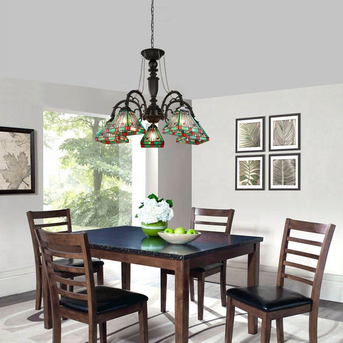 CH3T359BM27-DC5 Blackish Bronze Chandelier