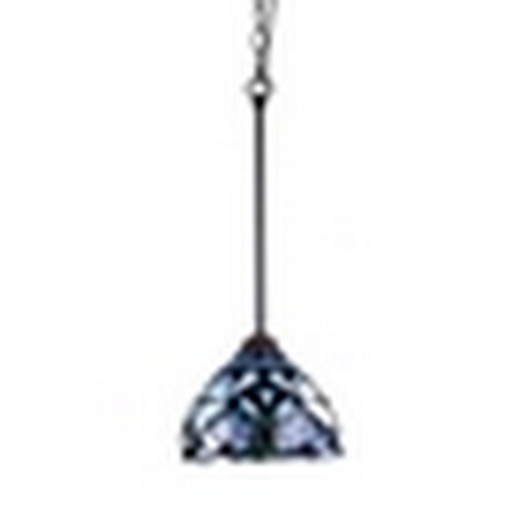 CHLOE Lighting GRENVILLE Victorian-Style Dark Bronze 1 Light Ceiling Mini Pendant 8’’ Wide CHL-CH3T381VB08-DP1