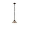 CHLOE Lighting GRENVILLE Victorian-Style Dark Bronze 1 Light Ceiling Mini Pendant 8’’ Wide CHL-CH3T381VB08-DP1